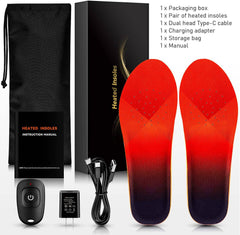 WI001 Heated Insoles-Orange