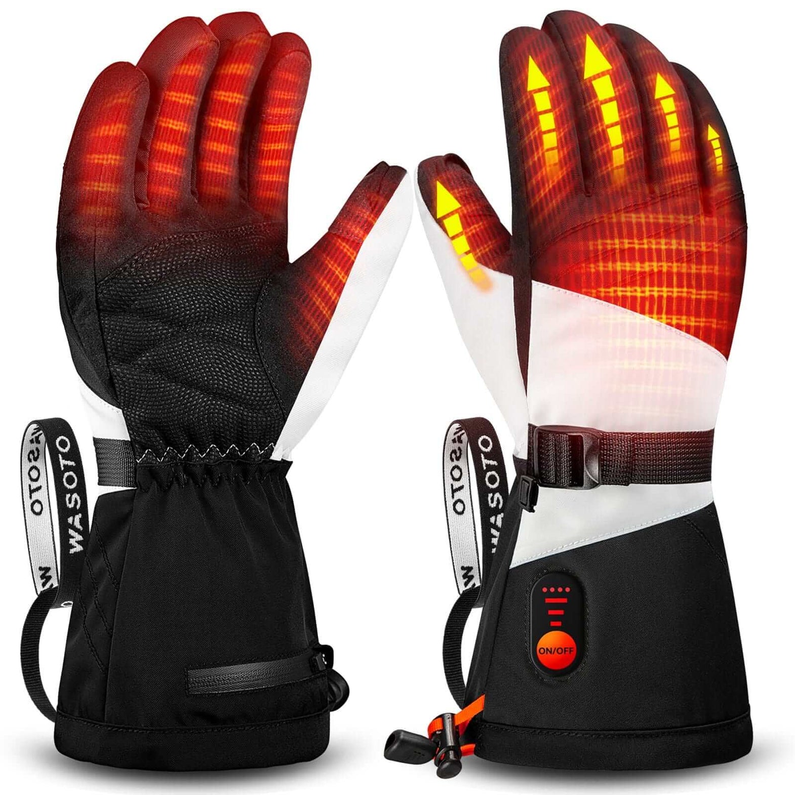 WM003 Classic Heated Mittens-Black&White-New – WASOTO HEAT